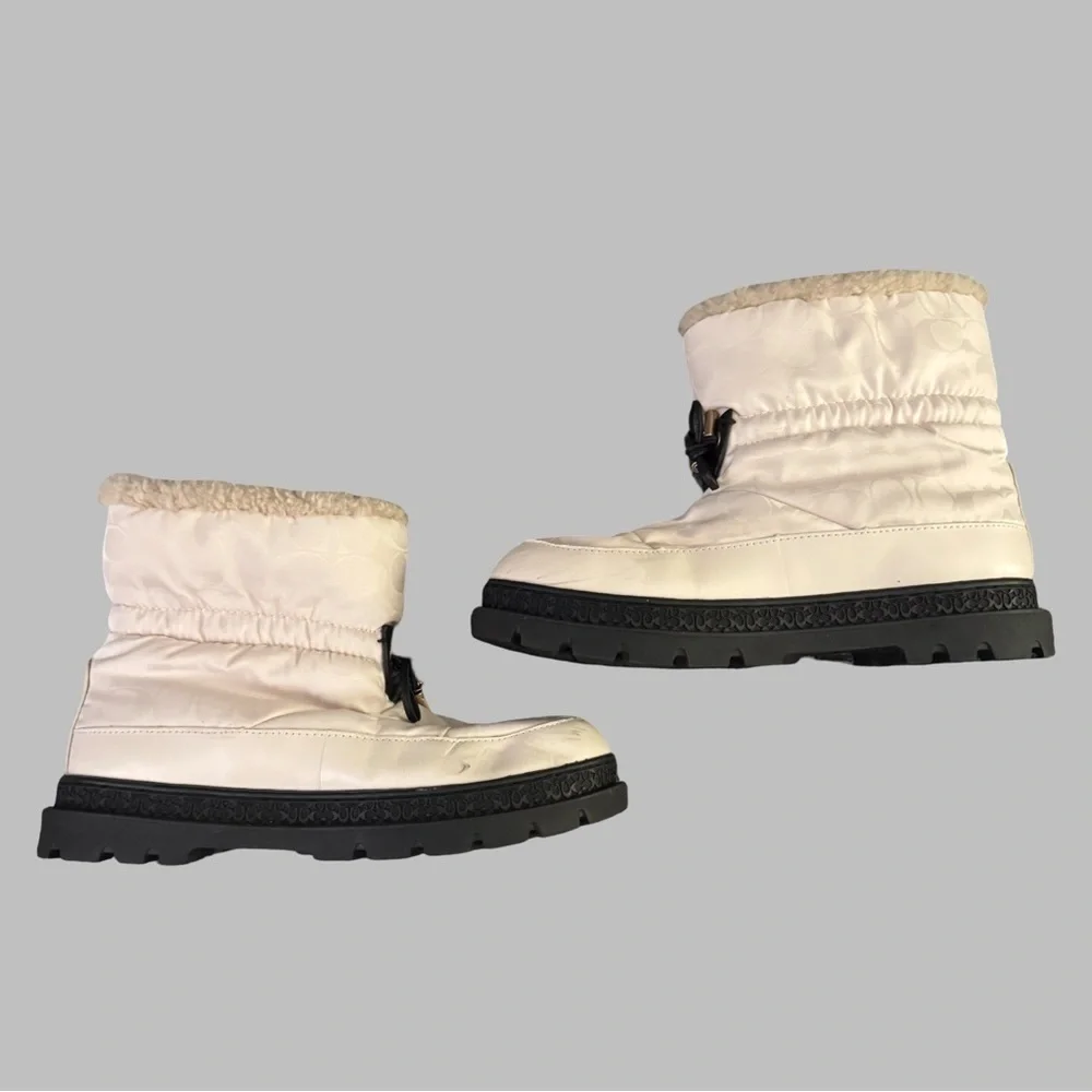 COACH Women’s Kailee Nylon Winter Boots
